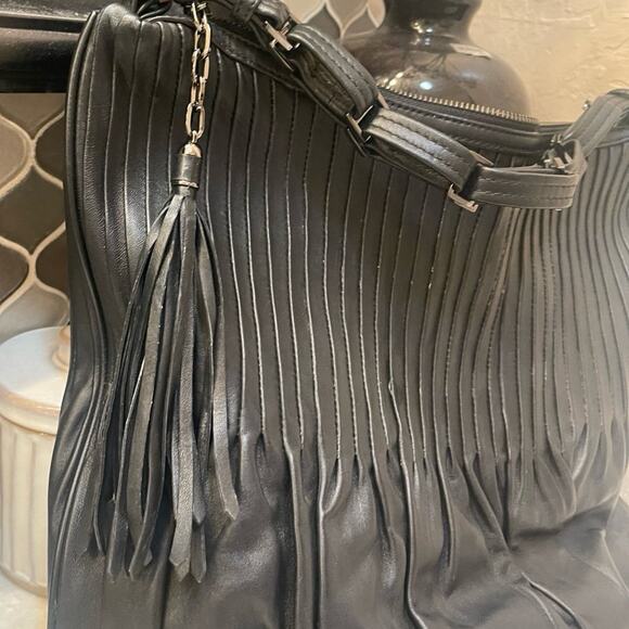 Cole Haan Amalfi Hobo black Leather shoulder bag - Picture 4 of 12